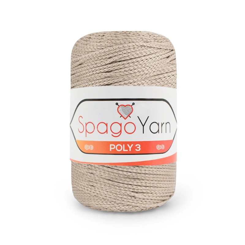Sznurek Spagoyarn Macrame Poly3 1.5mm 37 / beż