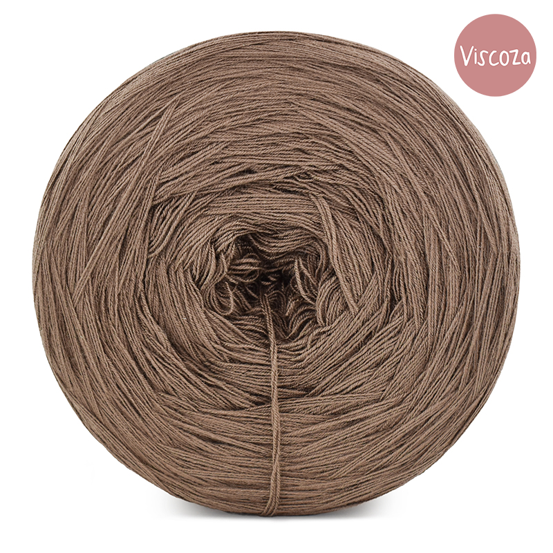 Włóczka KOKONKI Viscoza - cappuccino / 3 nitki / 1200 m / 225g - GOTOWY