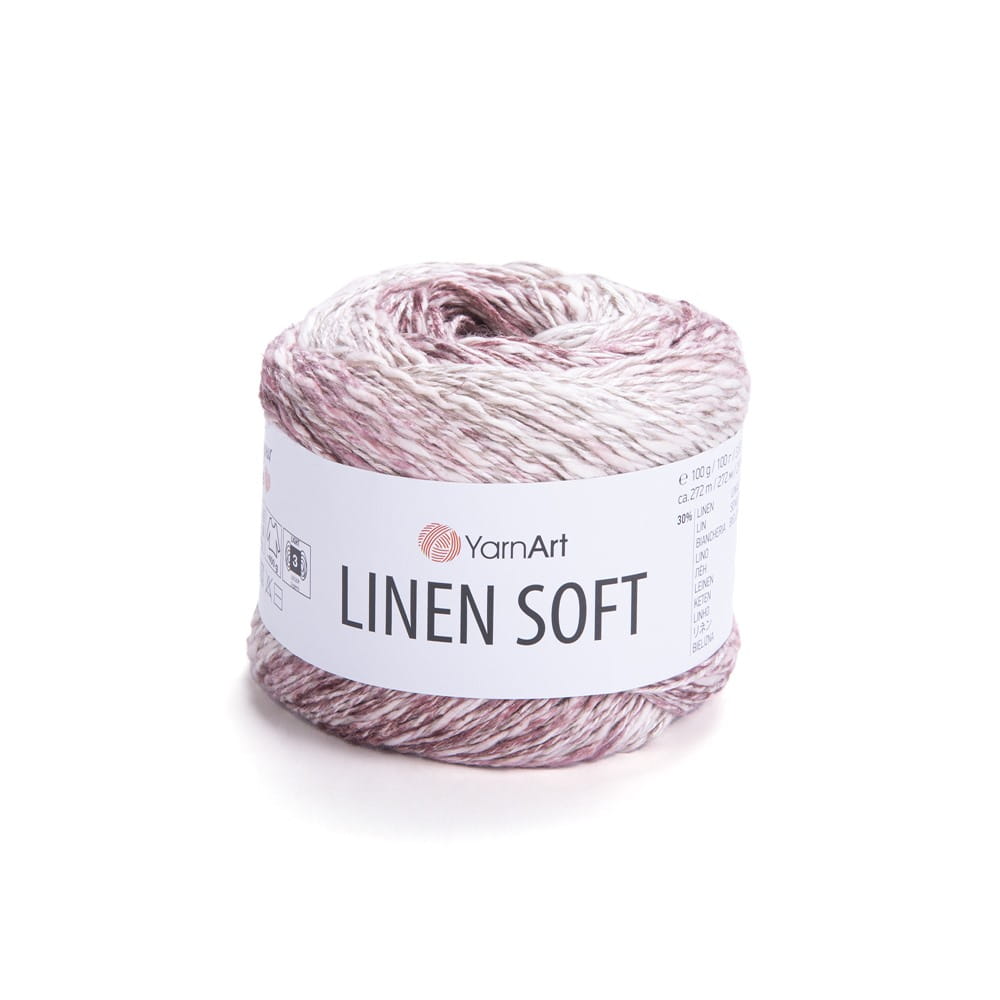 Włóczka YarnArt Linen Soft / 100 g / 7405 / mix