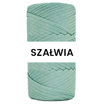 Sznurek polipropylenowy płaski PP Ribbon 4mm 168 / szałwia