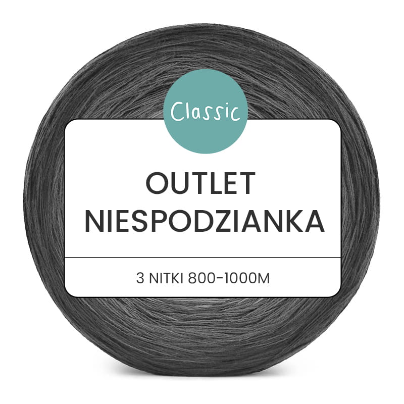 KOKONEK_OUTLET NIESPODZIANKA CLASSIC 3 nitki  800 - 1000 M WADA