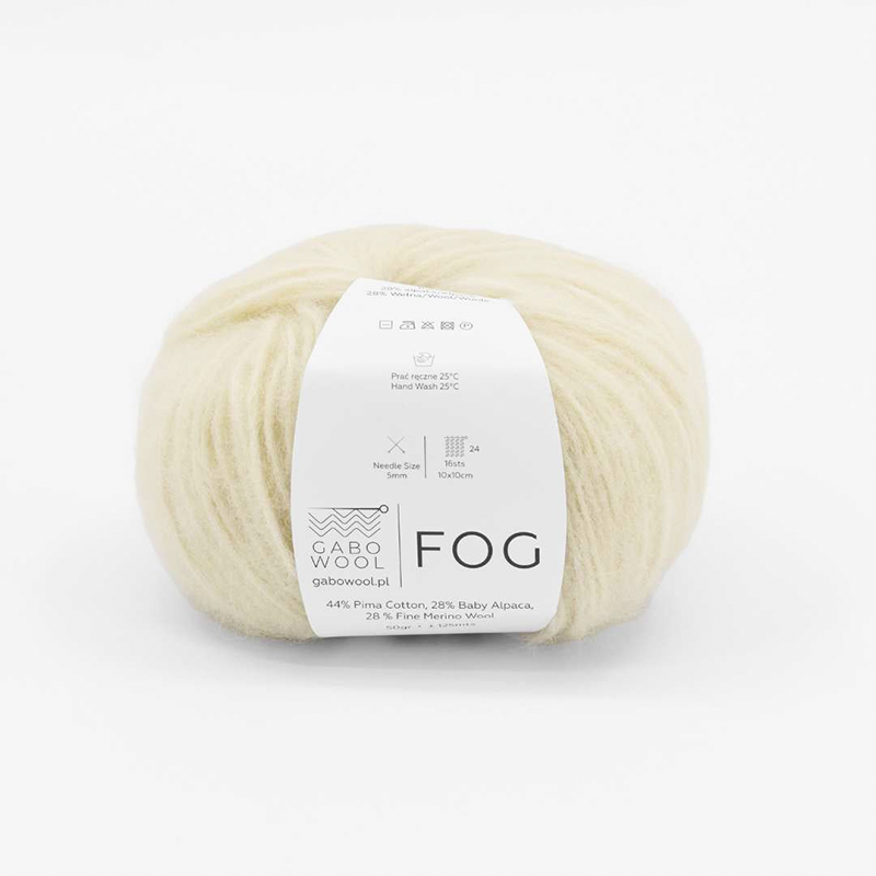 Włóczka Gabo Wool Fog 6105 / waniliowy