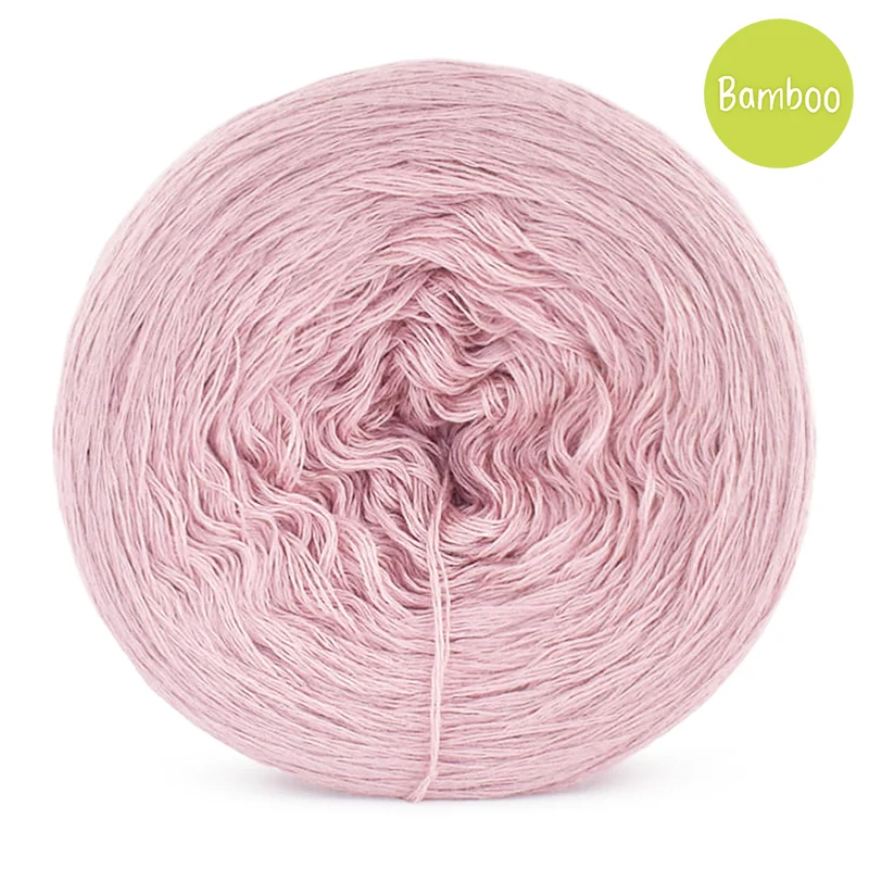 KOKONEK Bamboo - brudny róż / 4 nitki / 1200 m / 240 g - GOTOWY
