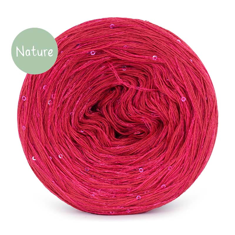 KOKONEK Mono Nature GLOW NG07 - Magenta + cekiny magenta