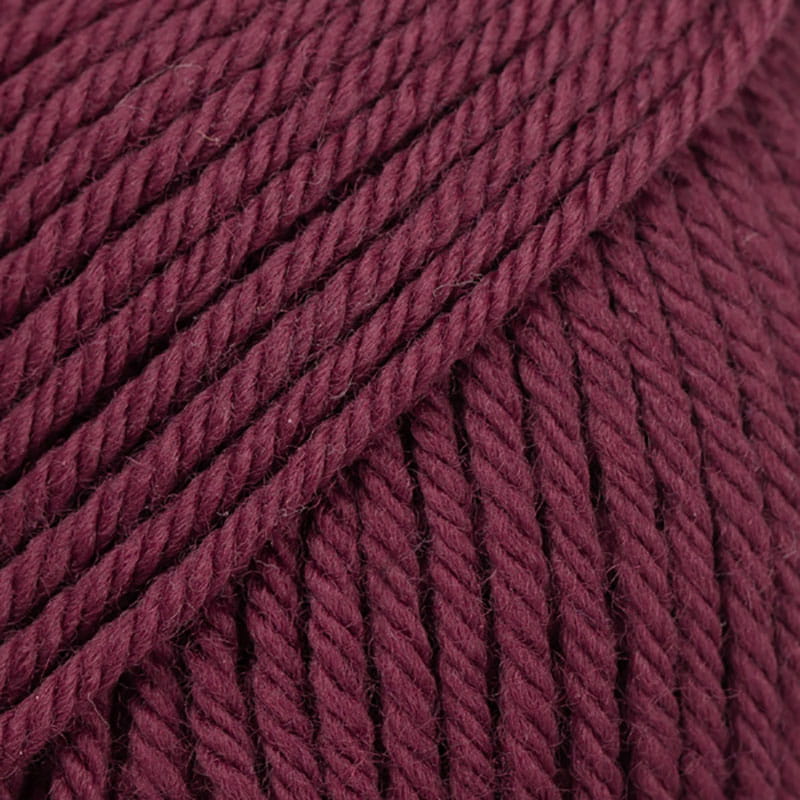 Włóczka Drops Daisy 36 / bordowy / uni colour