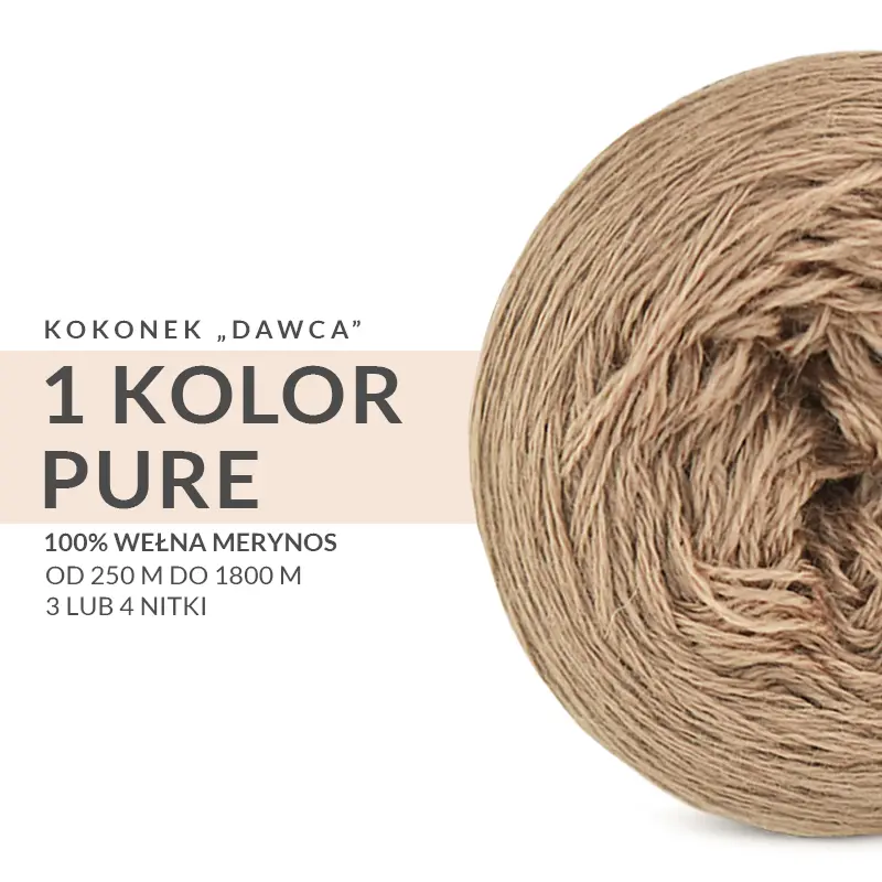 KOKONEK Mono Pure - jeden wybrany kolor "dawca"