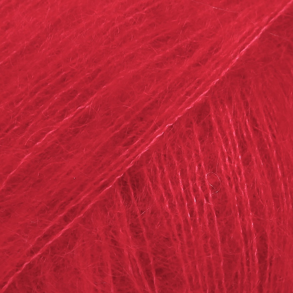 Włóczka Drops Kid-Silk 14 / czerwony / uni colour