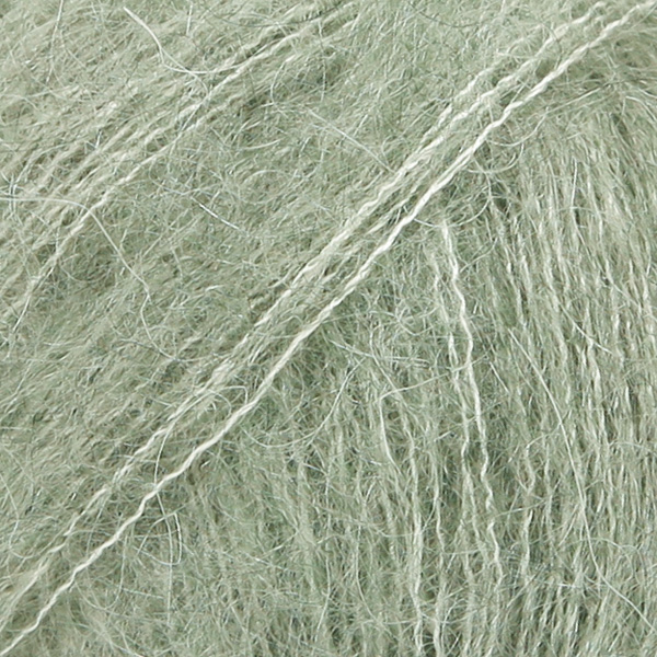 Włóczka Drops Kid-Silk 34 / zielona szałwia / uni colour