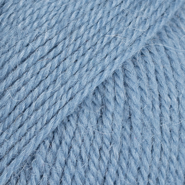 Włóczka Drops Flora 13 / jasny dżins / uni colour