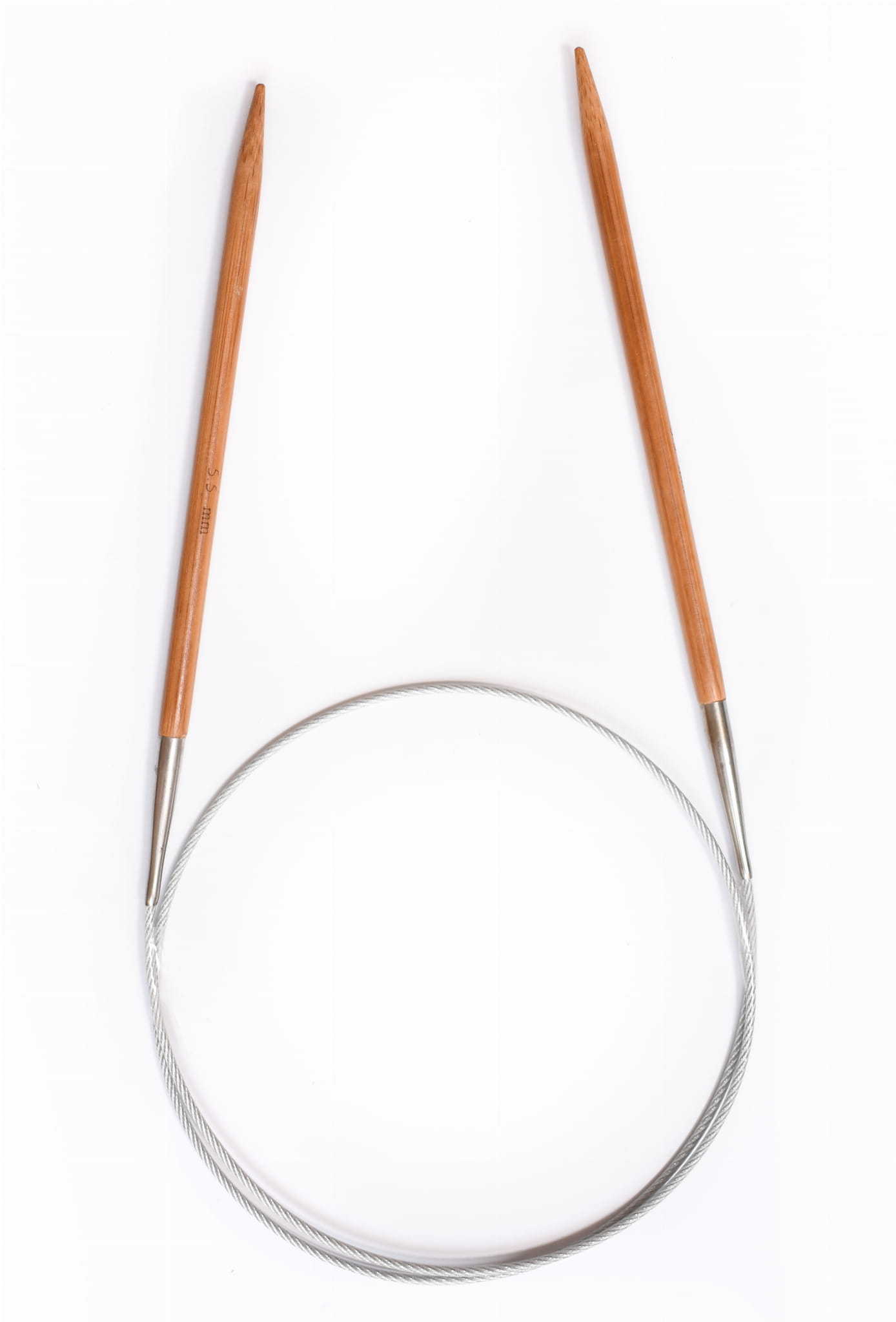 Druty bambusowe ze stalową żyłką 80 cm