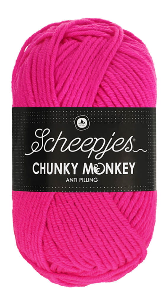 Włóczka Scheepjes Chunky Monkey 100 g - 1257 gorący róż