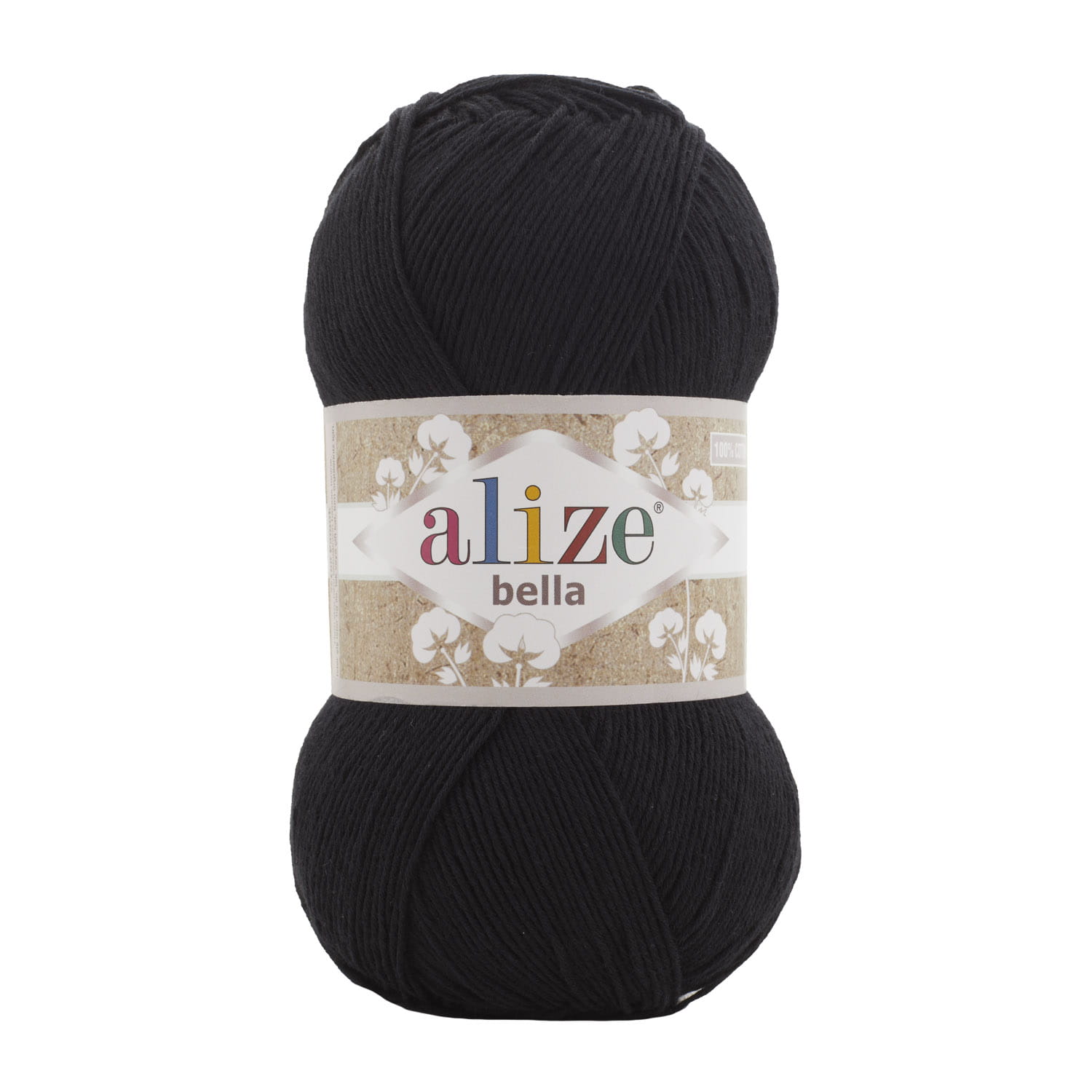 Włóczka Alize Bella 60 / czerń / 100 g