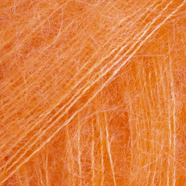 Włóczka Drops Kid-Silk 49 / electric orange / uni color