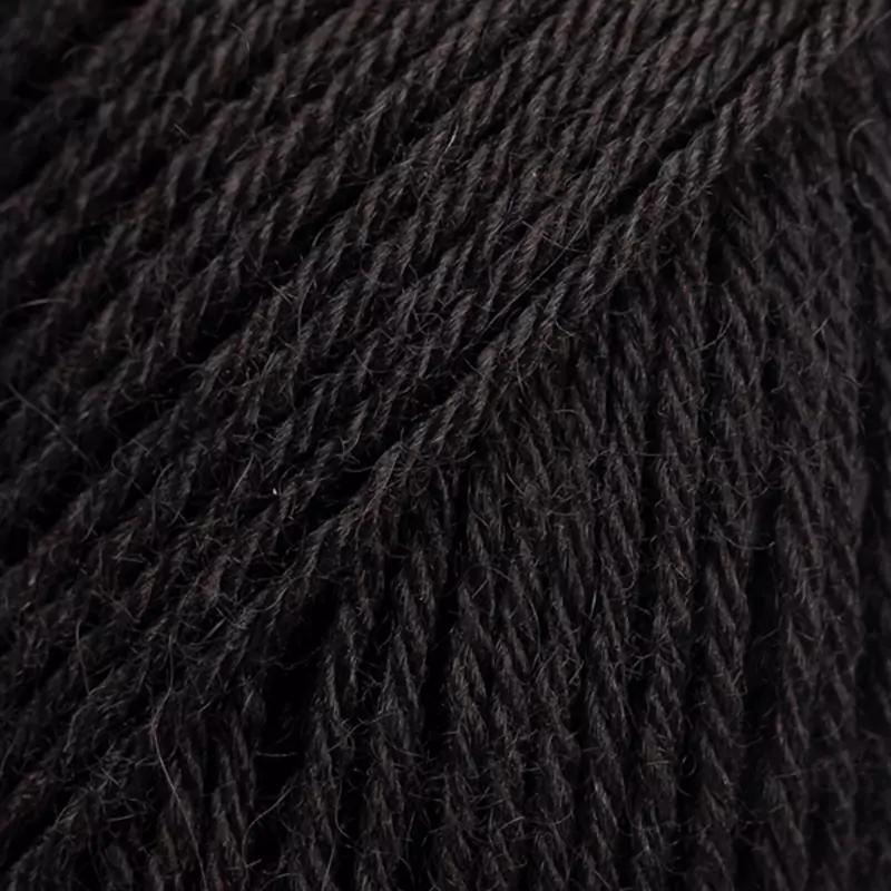 Włóczka skarpetkowa Drops Nord 02 / czarny / uni colour