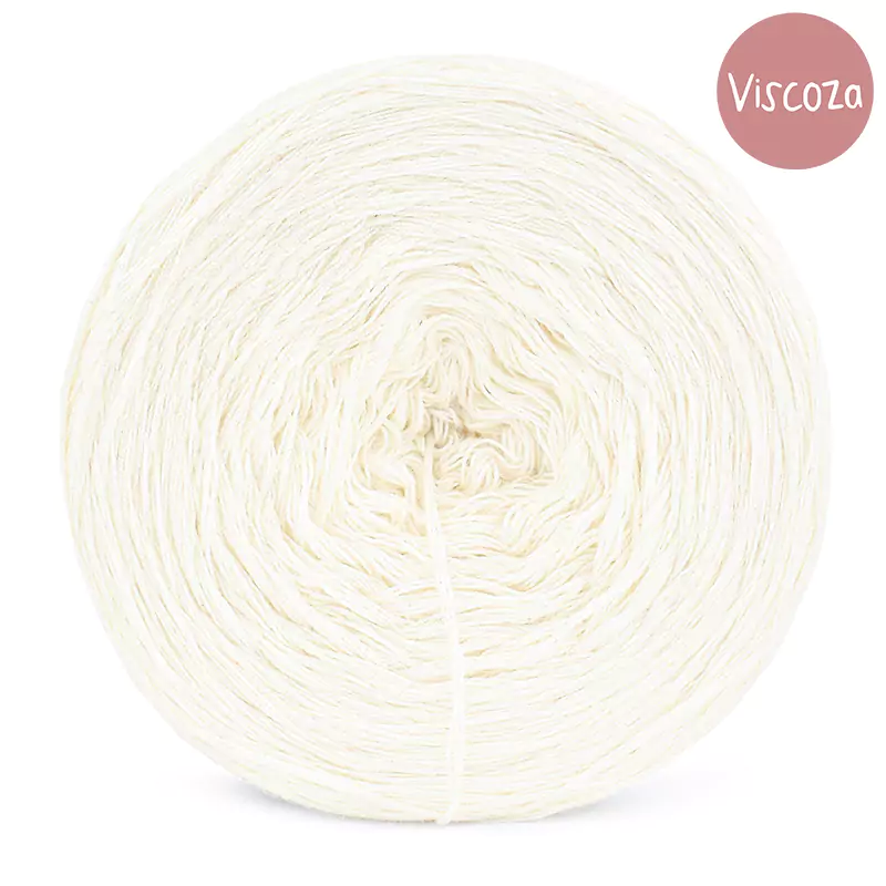 Włóczka KOKONKI Viscoza - migdał / 3 nitki / 1200 m / 225g - GOTOWY