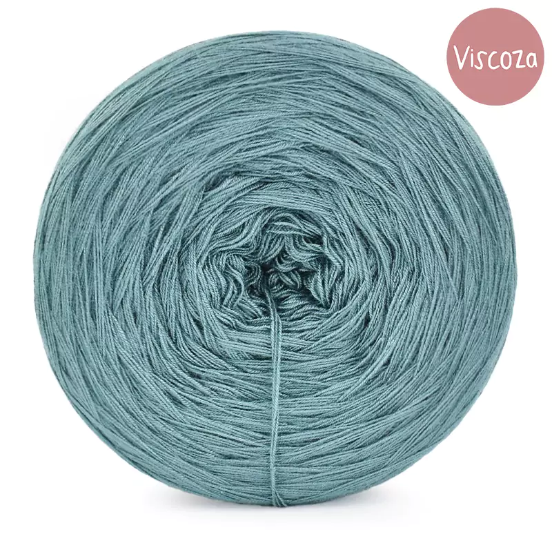 Włóczka KOKONKI Viscoza - ciemna patyna / 3 nitki / 1200 m / 225g - GOTOWY