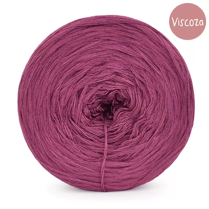 Włóczka KOKONKI Viscoza - lody porzeczkowe / 3 nitki / 1200 m / 225g - GOTOWY