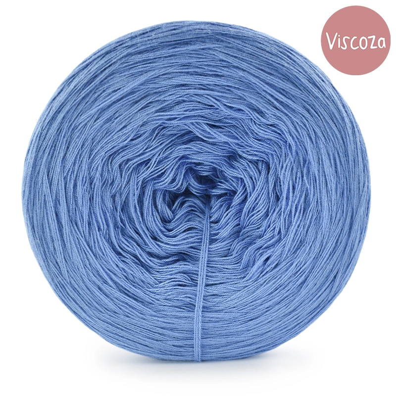 Włóczka KOKONKI Viscoza - niezapominajka / 3 nitki / 1200 m / 225g - GOTOWY