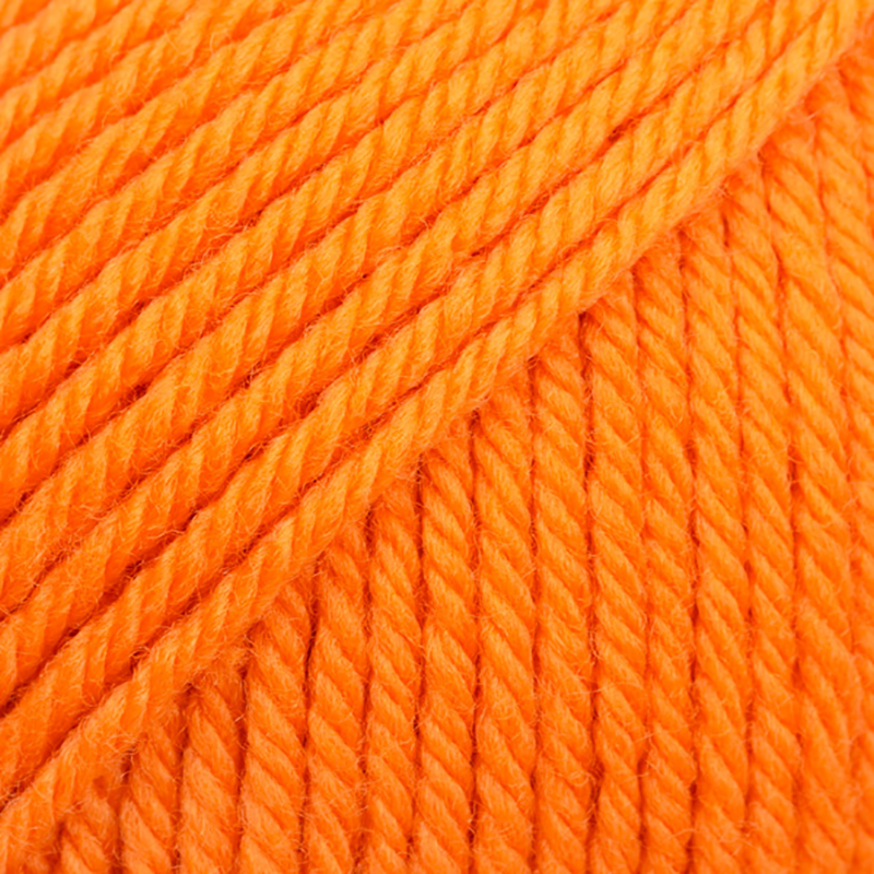 Włóczka Drops Daisy 23 / pomarańczowy / uni colour